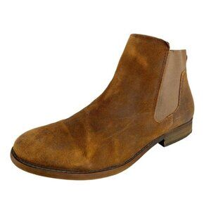 Franco Sarto Brown Suede Ankle Booties